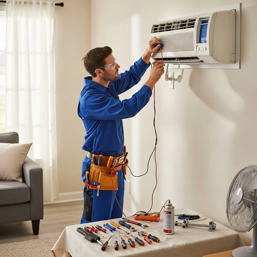 Köprübaşı Warmhaus Warmhaus klima gaz dolumu ve bakım – Enerji verimliliği artırıldı. - Teknik servis örneği